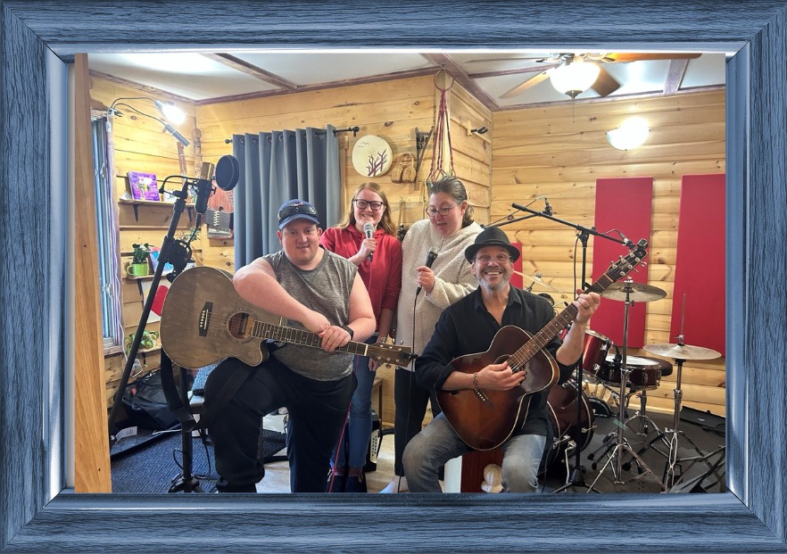 Music has a way of bringing people together. Carter, Courtney & Jessica enjoying music lessons with Kevin, building skills, friendships, and confidence along the way.